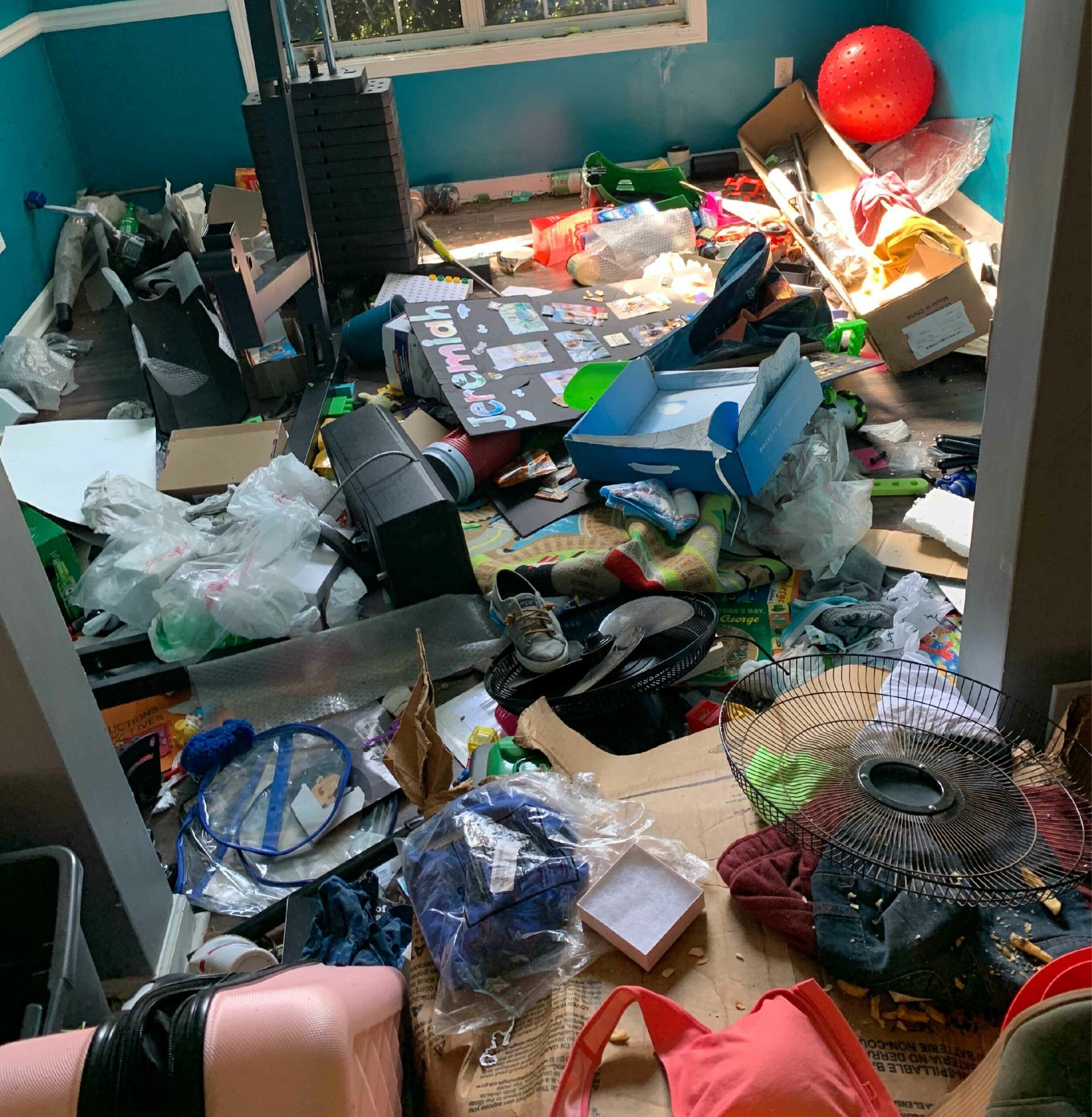 example of hoarded home