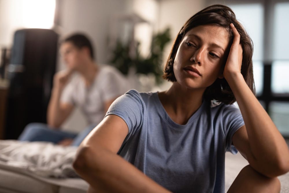 strained relationship couple example