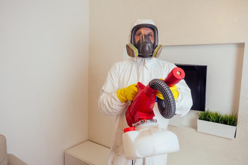 example of proper ppe when disinfecting property