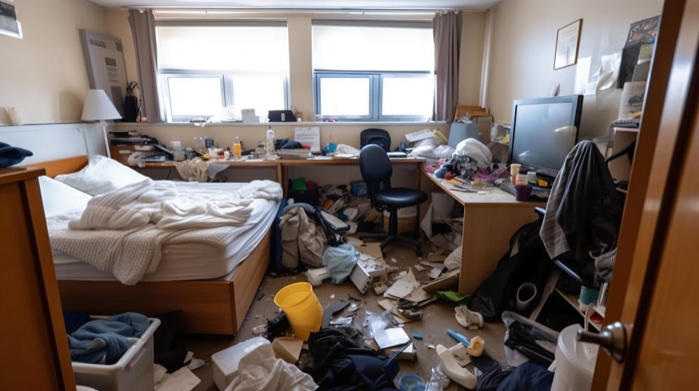 example of hoarded home