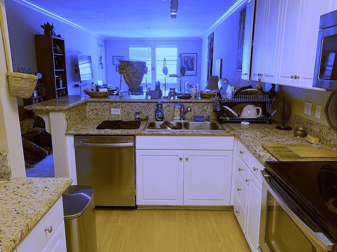 an apartment after a hoarding cleanup plan